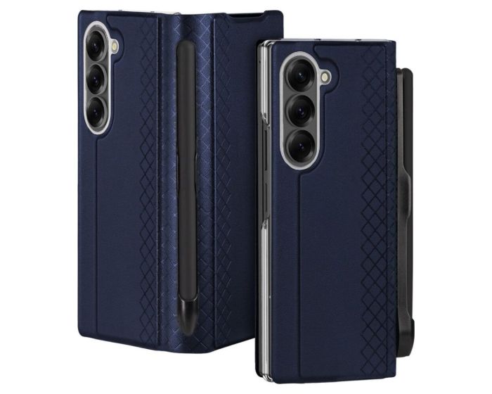 DUX DUCIS Bril PU Leather Case Θήκη Book - Blue (Samsung Galaxy Z Fold7)