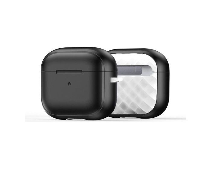 DUX DUCIS PECC TPU+PC Armor Airpods Pro 2 Case with Carabiner Ανθεκτική Θήκη για Airpods Pro 2 - Black