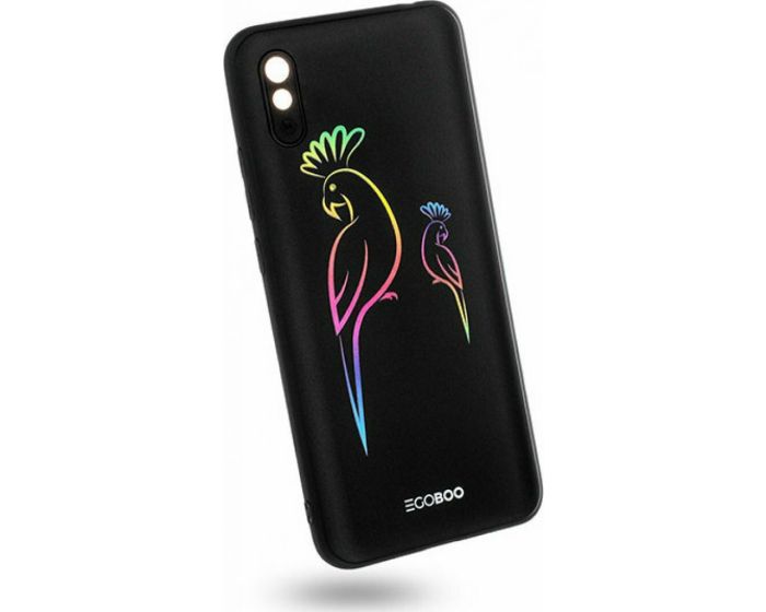 EGOBOO Mat TPU Back Cover Θήκη Σιλικόνης Parrot Neon (Xiaomi Redmi 9A / 9AT)