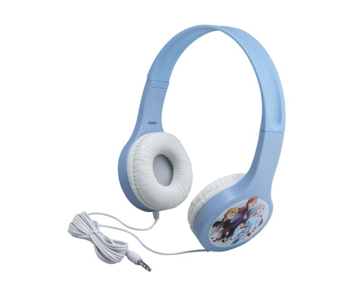 eKids Disney Frozen 2 Headphones (FR-V126) Ενσύρματα Παιδικά Ακουστικά με Ασφαλή Μέγιστη Ένταση Ήχου - Light Blue