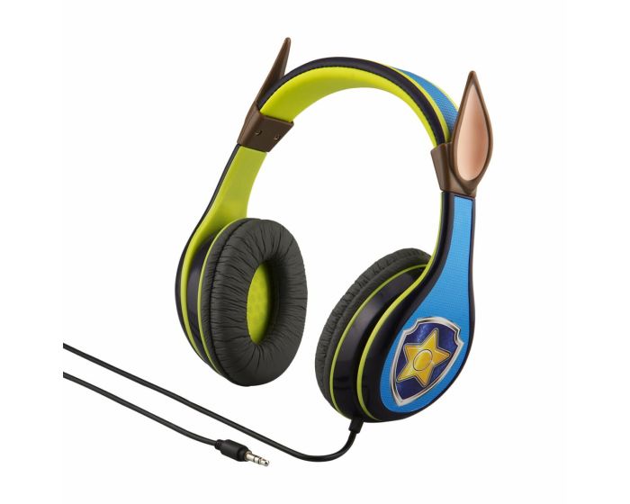 eKids Paw Patrol Chase Headphones (PW-M40CH) Ενσύρματα Παιδικά Ακουστικά με Ασφαλή Μέγιστη Ένταση Ήχου - Μπλε / Κίτρινο