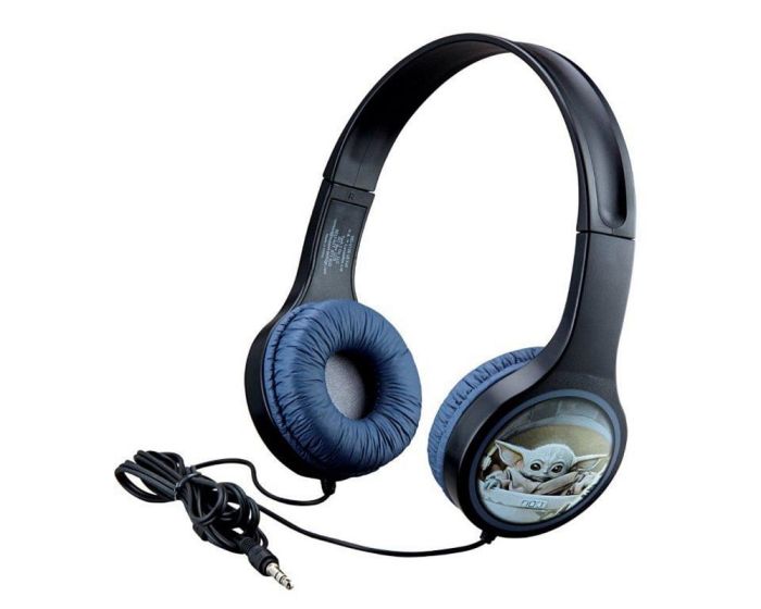 eKids Star Wars The Mandalorian Headphones (MD-V126) Ενσύρματα Παιδικά Ακουστικά με Ασφαλή Μέγιστη Ένταση Ήχου - Dark Blue