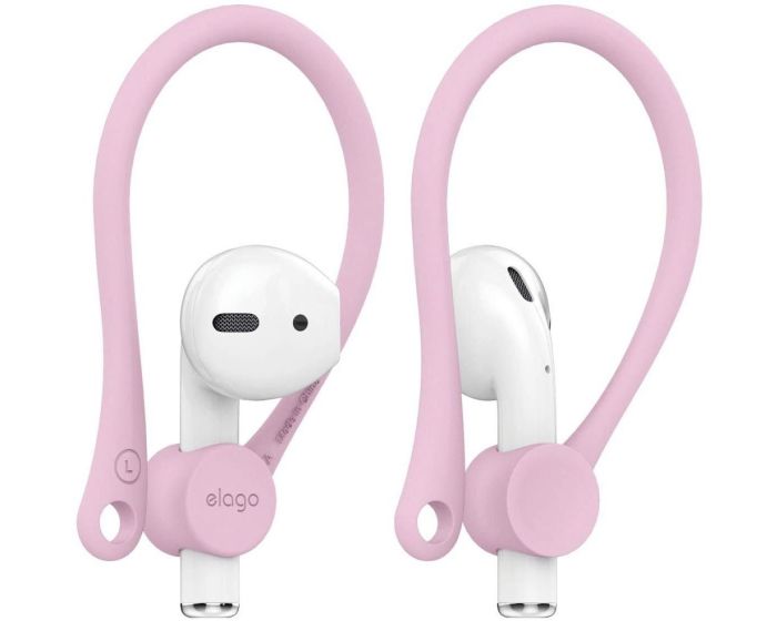 Elago Earhooks (EAP-HOOKS-LPK) Γάντζοι Σιλικόνης για Apple AirPods - Lovely Pink