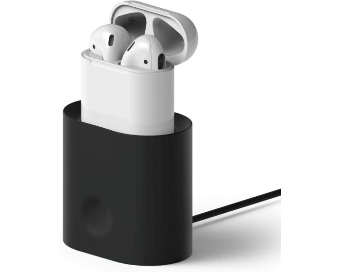 Elago Silicone Charging Stand (EST-AP-BK) Βάση Στήριξης για Φορτιστή Apple Airpods - Black