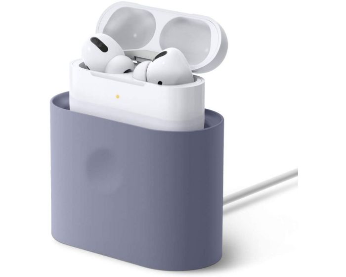 Elago Silicone Charging Stand (EST-APP-LVG) Βάση Στήριξης για Φορτιστή Apple Airpods Pro - Lavender Gray
