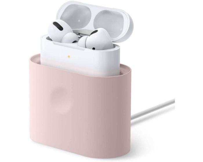 Elago Silicone Charging Stand (EST-APP-SPK) Βάση Στήριξης για Φορτιστή Apple Airpods Pro - Sand Pink