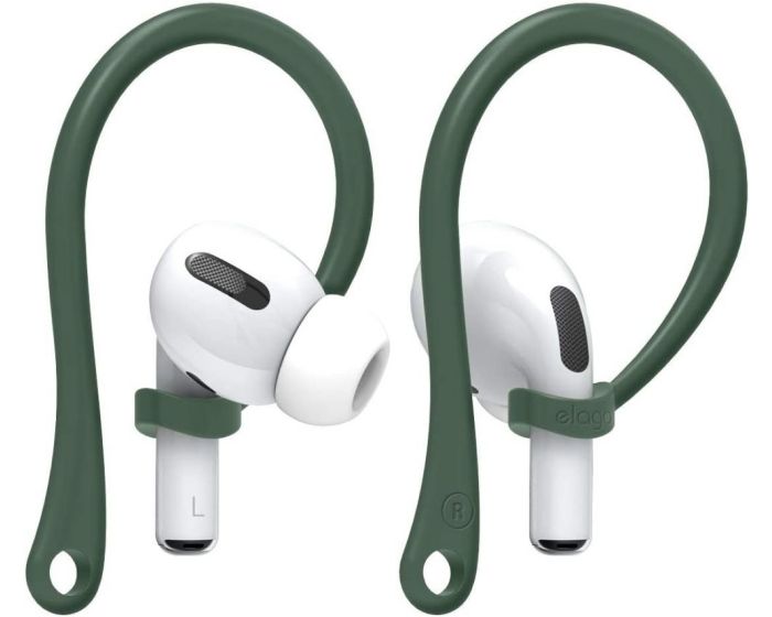 Elago Earhooks (EAPP-HOOKS-MGR) Γάντζοι Σιλικόνης για Apple AirPods Pro - Midnight Green