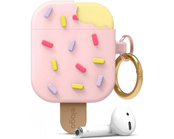 Elago Ice Cream Case (EAP-ICE-LPK) Θήκη Σιλικόνης για Apple AirPods - Lovely Pink