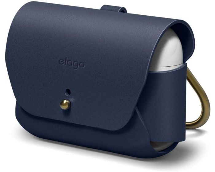 Elago Leather Case (EAPPLE-JIN) Δερμάτινη Θήκη για Apple AirPods Pro - Jean Indigo