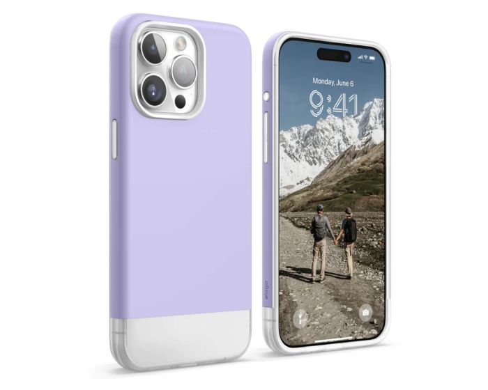 Elago MagSafe Glide Case (ES15MSGL67PRO-PUTR) Θήκη Purple / Transparent (iPhone 15 Pro Max)