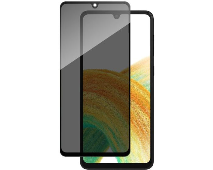 Privacy 3D Full Glue Full Face Αντιχαρακτικό Γυαλί Tempered Glass Black Frame (Samsung Galaxy A33 5G)