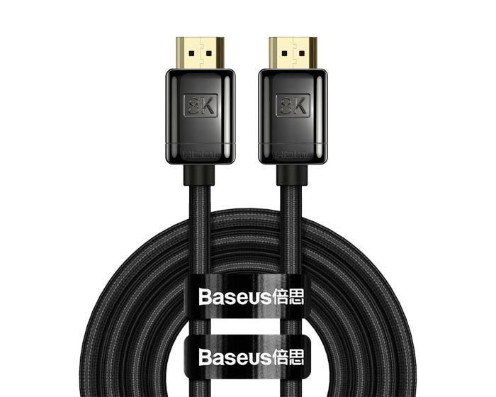 Baseus High Definition Series (WKGQ000201) HDMI 2.1 8K 60Hz 3D 48Gbps 3m Black