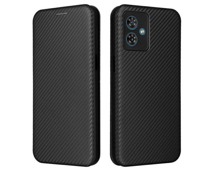 Enviro Fiber Wallet Case Θήκη Πορτοφόλι - Black (Xiaomi Redmi Note 13 Pro 4G)