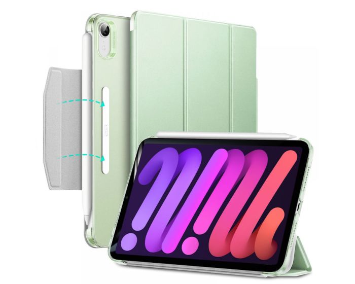 ESR Ascend Trifold Case με δυνατότητα Stand - Light Green (iPad mini 6 2021)
