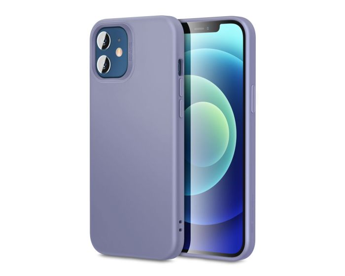 ESR Cloud Soft Silicone Case Clover Purple (iPhone 12 Mini)