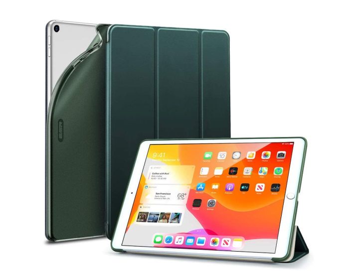 ESR Rebound Case με δυνατότητα Stand - Pine Green (iPad 10.2 2019 / 2020 / 2021)