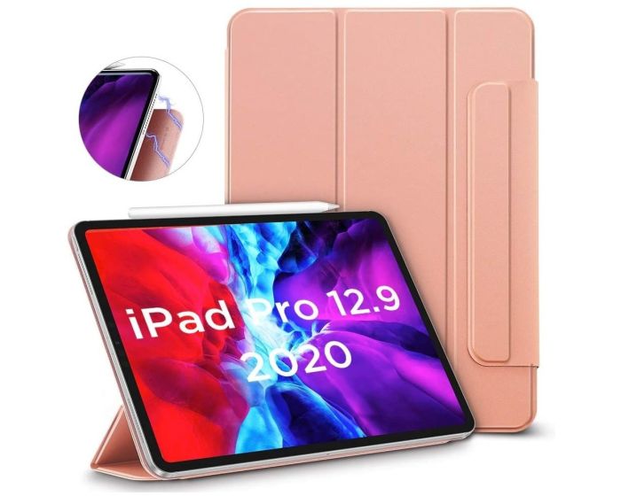 ESR Rebound Magnetic Smart Cover Stand Case - Rose Gold (iPad Pro 12.9'' 2020)