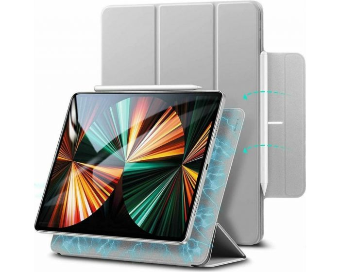 ESR Rebound Magnetic Smart Cover Stand Case - Silver (iPad Pro 12.9'' 2020)