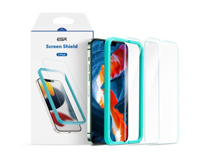ESR Screen Shield Αντιχαρακτικό Γυαλί 9H Tempered Glass 2-Pack (iPhone 13 Mini)