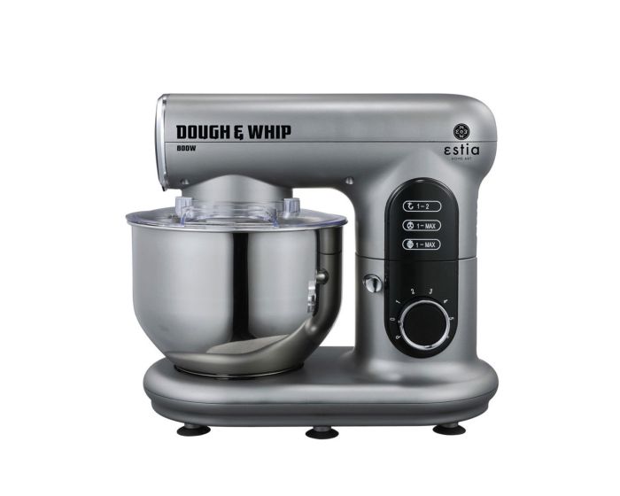 Estia Dough & Whip 800W 5LT (06-11840) Κουζινομηχανή με Ανοξείδωτο Μπολ