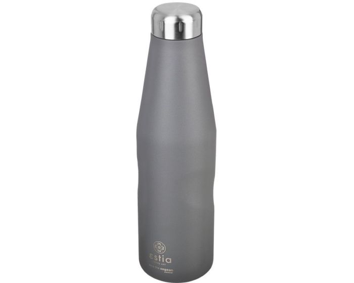 Estia Travel Flask Save The Aegean (01-9823) Stainless Steel Bottle 750ml Θερμός - Fjord Grey