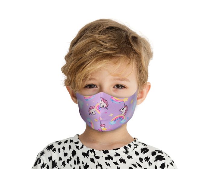 Face Mask for Kids Παιδική Προστατευτική Μάσκα Προσώπου - Unicorn
