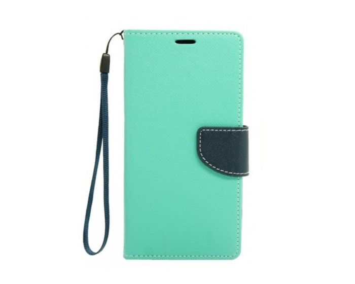 Tel1 Fancy Diary Θήκη Πορτοφόλι με δυνατότητα Stand Mint / Navy (LG G4S / Beat)