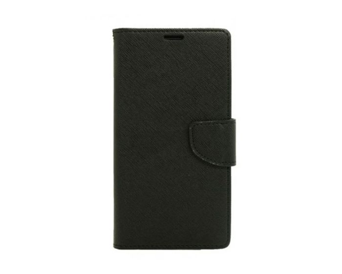 Tel1 Fancy Diary Θήκη Πορτοφόλι με δυνατότητα Stand Black (Samsung Galaxy Xcover 3)