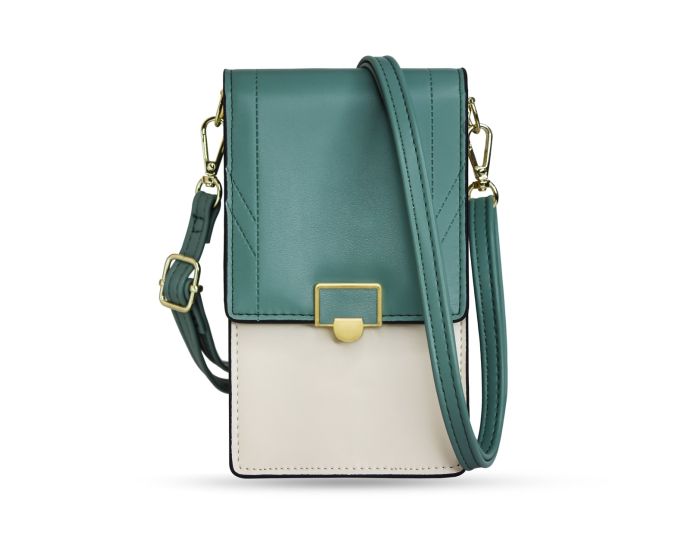 Fancy Smartphone Bag Wallet with Shoulder Strap Τσάντα ‘Ωμου - Green