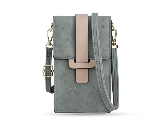 Fancy Smartphone Patterning Bag Wallet with Shoulder Strap Τσάντα ‘Ωμου - Green