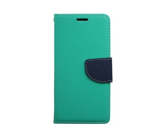 Tel1 Fancy Diary Θήκη Πορτοφόλι με δυνατότητα Stand Mint / Navy (Samsung Galaxy S7 Edge)