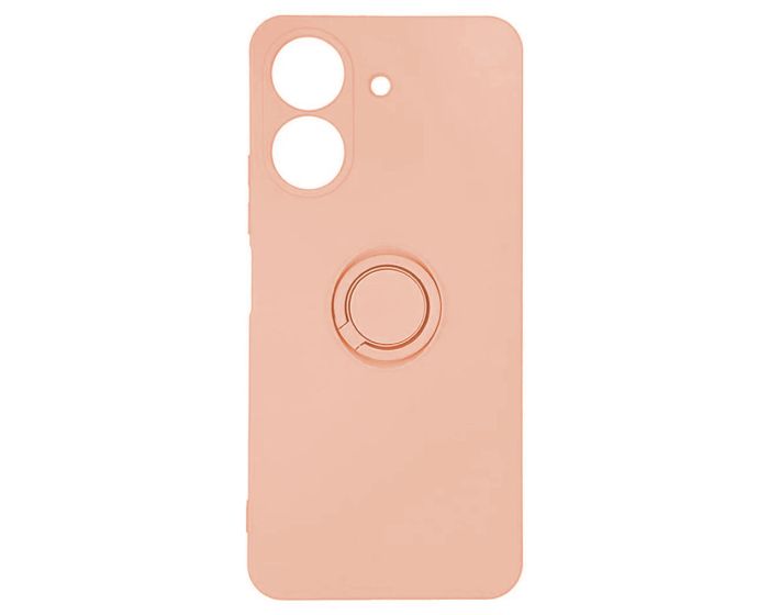 Finger Grip Silicone Ring Case - Pink (Xiaomi Redmi 13C / Poco C65)