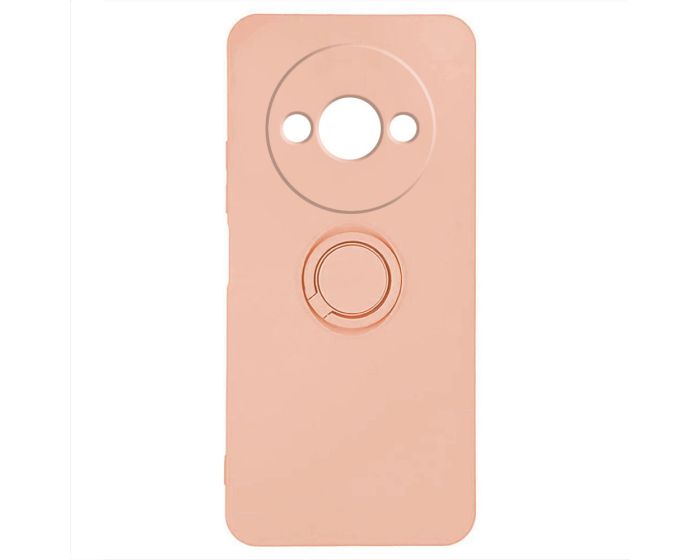 Finger Grip Silicone Ring Case - Pink (Xiaomi Redmi A3 4G)