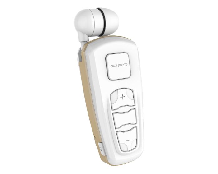 Firo H103 Retractable Wireless Bluetooth Headset - White
