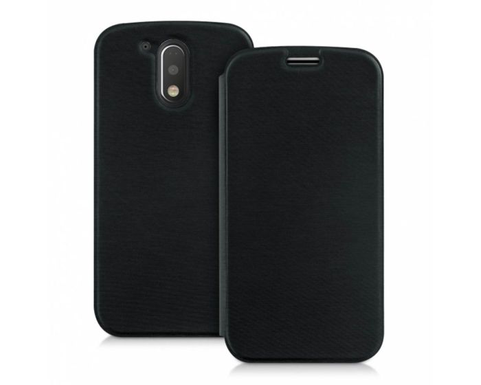 KWmobile Θήκη Flip Case (38644.01) Black (Motorola Moto G4 / G4 Plus)