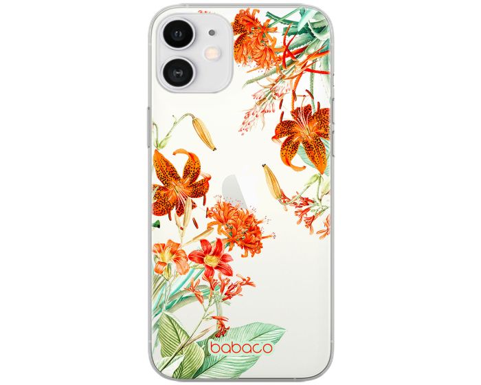 Babaco Flowers Silicone Case (BPCFLOW66523) Θήκη Σιλικόνης 057 Tiger Lily (iPhone 11)