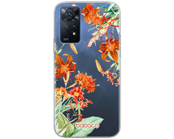 Babaco Flowers Silicone Case (BPCFLOW66708) Θήκη Σιλικόνης 057 Tiger Lily (Xiaomi Redmi Note 11 Pro 4G / 11 Pro 5G / 12 Pro 4G)