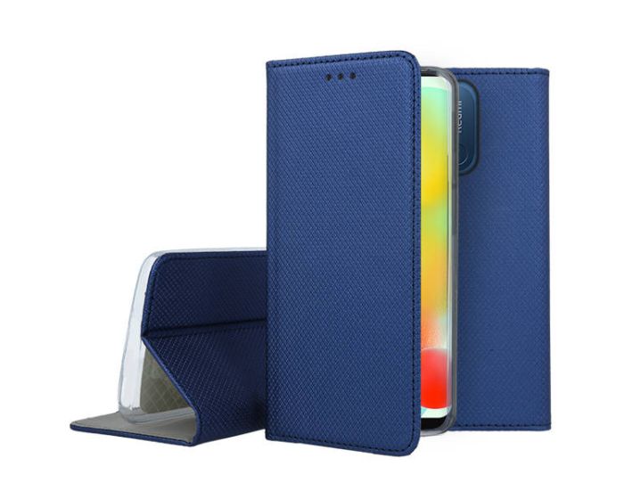 Forcell Smart Book Case με Δυνατότητα Stand Θήκη Πορτοφόλι Navy Blue (Xiaomi Redmi 12C)
