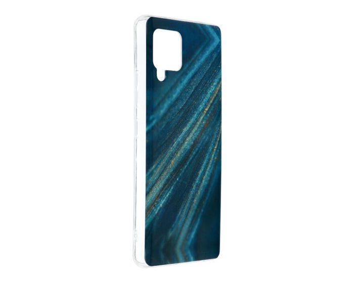 Forcell Cosmo Marble Silicone Case Design 10 Θήκη Σιλικόνης Blue (Samsung Galaxy A02s)