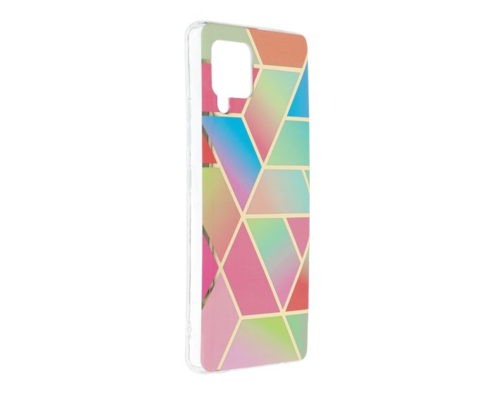 Forcell Cosmo Marble Silicone Case Design 04 Θήκη Σιλικόνης Multicolor (Samsung Galaxy A42 5G)