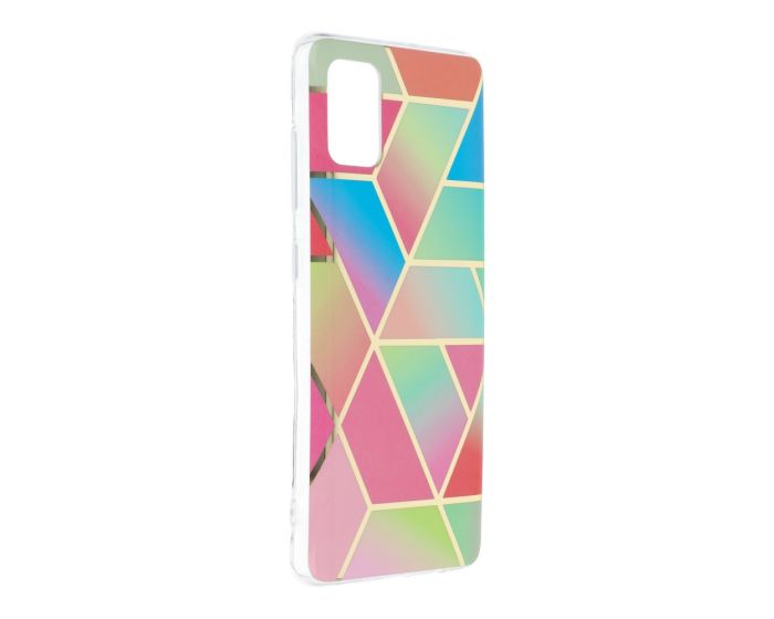 Forcell Cosmo Marble Silicone Case Design 04 Θήκη Σιλικόνης Multicolor (Samsung Galaxy M31s)