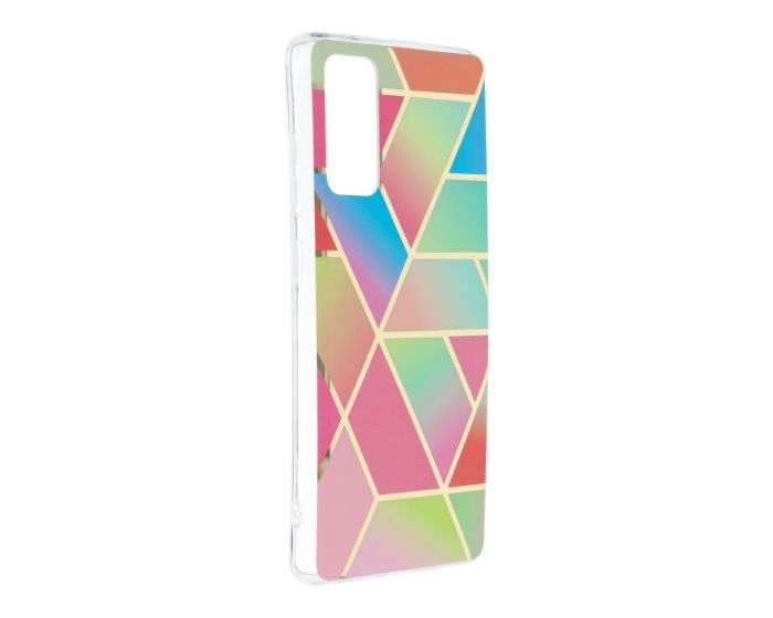 Forcell Cosmo Marble Silicone Case Design 04 Θήκη Σιλικόνης Multicolor (Samsung Galaxy S20 FE)