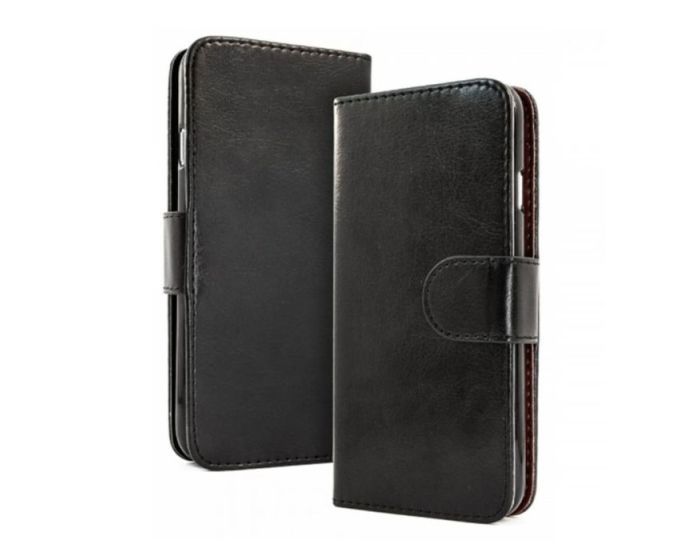 Forcell Detachable Wallet Case Θήκη Πορτοφόλι 2 in 1 Μαύρο (Sony Xperia X Compact)