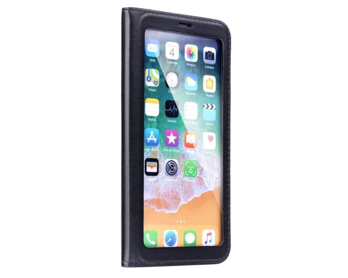 Forcell Full View Book Flip Case Stand - Black (Xiaomi Redmi Note 5A Prime)