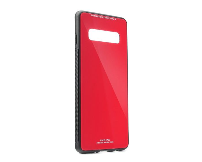 Forcell Glass TPU Case Red (Samsung Galaxy S10)