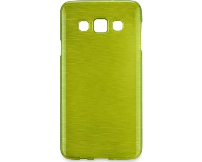 Forcell Jelly Brushed Slim Case Θήκη Σιλικόνης Green (Samsung Galaxy J1 II 2016)