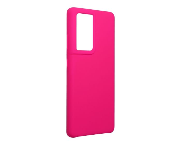 Forcell Ultra Thin Liquid Silicone Case Hot Pink (Samsung Galaxy S21 Ultra 5G)