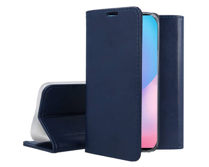 Forcell Magnet Wallet Case Θήκη Πορτοφόλι με δυνατότητα Stand Navy Blue (Xiaomi Poco M3 / Redmi 9T)
