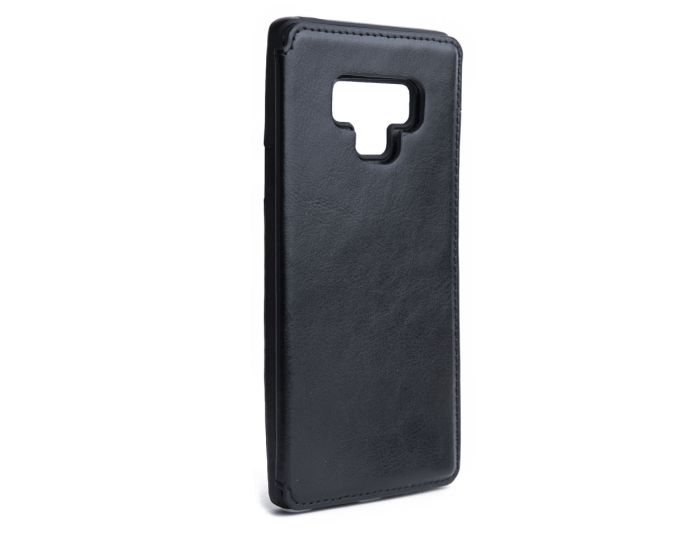 Forcell PU Leather Flip Back Wallet Case Θήκη Πορτοφόλι Black (Samsung Galaxy Note 9)