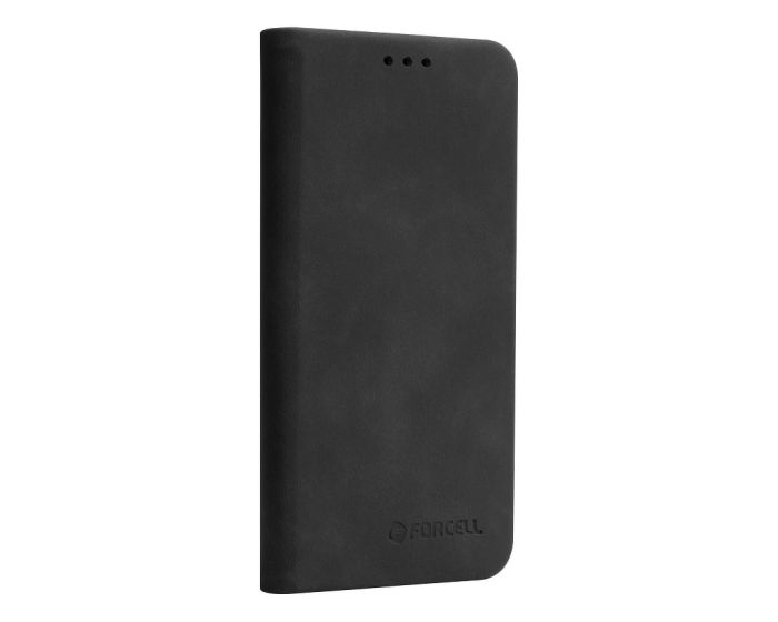 Forcell Silk Wallet Case Θήκη PU Leather με Δυνατότητα Stand - Black (Samsung Galaxy S10)